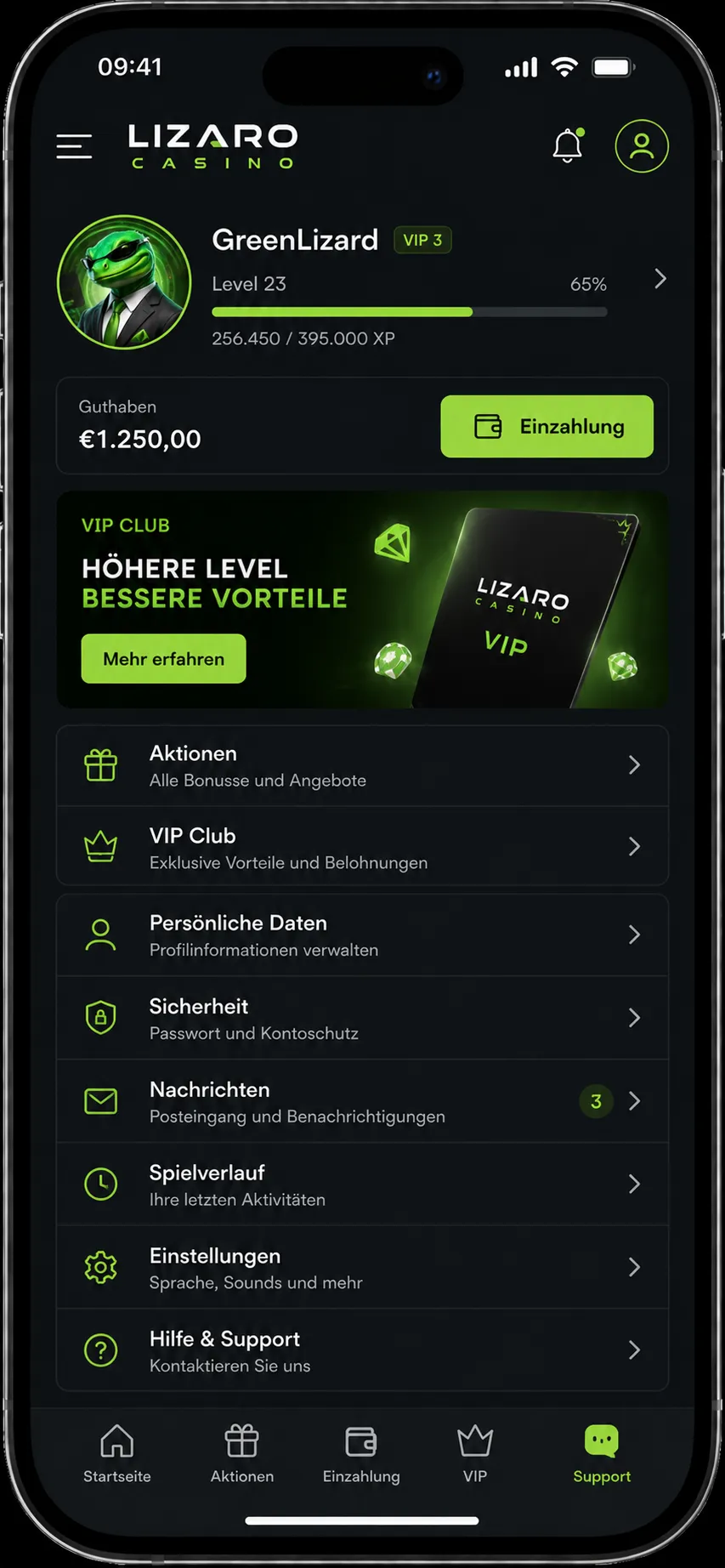 Lizaro Casino App — Sportwetten